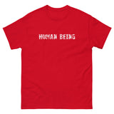 100% cotton classic tee with a more structured look...trendy! "HUMAN BEING"