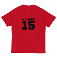 100% cotton classic tee "NUMBER 15"