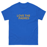 100% cotton classic tee "LOVE THE PADRES"