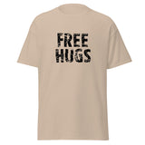 100% cotton classic tee "FREE HUGS"