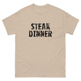 100% cotton classic tee "STEAK DINNER"