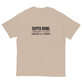 100% cotton classic tee "SUPER BOWL EAGLES CHIEFS"