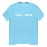 100% cotton classic tee "SUNSET QUEEN"