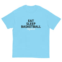 100% cotton classic tee "EAT, SLEEP, BASKETBALL"