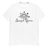 100% cotton classic tee "SUNSET QUEEN"