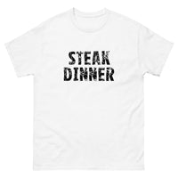 100% cotton classic tee "STEAK DINNER"