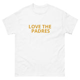 100% cotton classic tee "LOVE THE PADRES"