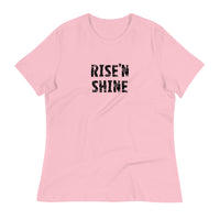 Women's Relaxed T-Shirt  "RISE'N SHINE"