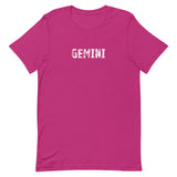 Unisex soft, lightweight with a little stretch t-shirt "GEMINI"