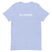 100% cotton onesie "SO BLESSED"