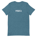 Unisex T-Shirt soft and lightweight t-shirt. "MARCO" on front -  "POLO" on back