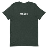 Unisex T-Shirt soft and lightweight t-shirt. "MARCO" on front -  "POLO" on back