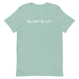 Unisex soft, lightweight with a little stretch t-shirt "SURFS UP"