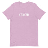 Unisex soft, lightweight with a little stretch t-shirt "CANCER"