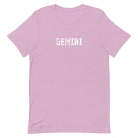 Unisex soft, lightweight with a little stretch t-shirt "GEMINI"