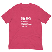 Unisex soft, lightweight with a little stretch t-shirt "ARIES"