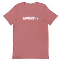 Unisex soft, lightweight with a little stretch t-shirt "AQUARIUS"