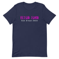 Soft and lightweight t-shirt, with just the right amount of stretch.  "ELTON JOHN"