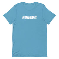 Unisex soft, lightweight with a little stretch t-shirt "AQUARIUS"