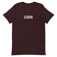 Unisex soft, lightweight with a little stretch t-shirt "LIBRA"