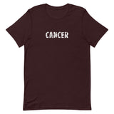 Unisex soft, lightweight with a little stretch t-shirt "CANCER"