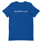 Unisex soft, lightweight with a little stretch t-shirt "SURFS UP"