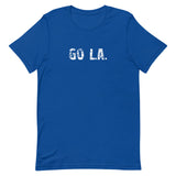 This t-shirt is the best....feels soft, lightweight and just the right amount of stretch "GO L.A."