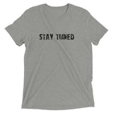 This fabric creates a vintage, fitted look.  "STAY TUNED"