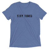 This fabric creates a vintage, fitted look.  "STAY TUNED"