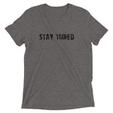 This fabric creates a vintage, fitted look.  "STAY TUNED"