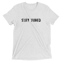 This fabric creates a vintage, fitted look.  "STAY TUNED"