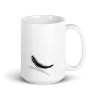 White glossy mug - CROWBEARD COFFEE