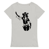 Comfortable, casual, and super soft organic t-shirt "HEY COWBOY"