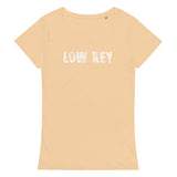 Women’s Comfortable, casual, and so soft—this women’s basic organic t-shirt will quickly become your go-to tees. "LOW KEY"