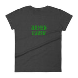 Women's short sleeve T-Shirt - Not too boxy and not too tight. This comfy tee is true to size "RAMEN LOVER"