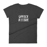 Women's Classic short sleeve 100% cotton t-shirt   "OFFICE ATTIRE"