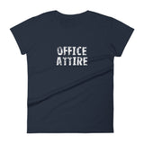 Women's Classic short sleeve 100% cotton t-shirt   "OFFICE ATTIRE"