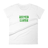 Women's short sleeve T-Shirt - Not too boxy and not too tight. This comfy tee is true to size "RAMEN LOVER"