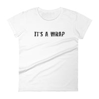 Women's short sleeve T-Shirt - Not too boxy and not too tight. This comfy tee is true to size "IT'S A WRAP"