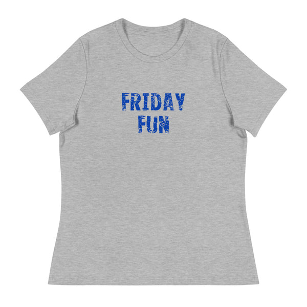 Women's Relaxed T-Shirt that just might be the softest and most comfortable women's t-shirt you'll ever own. "FRIDAY FUN"