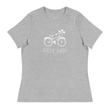 Women's relaxed softest and most comfortable t-shirt you'll ever own.  "BIKER BABE"