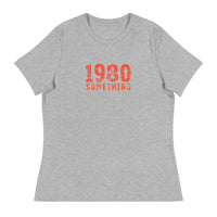 Women's Relaxed and smooth fabric T-Shirt "1980 SOMETHING"