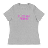 Women's relaxed fit and smooth fabric t-shirt  "PLUMERIA PERSON"