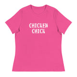 This jOne of the softest and most comfortable women's t-shirt you'll ever own.  "CHICKEN CHICK"