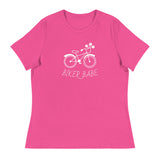 Women's relaxed softest and most comfortable t-shirt you'll ever own.  "BIKER BABE"