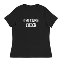 This jOne of the softest and most comfortable women's t-shirt you'll ever own.  "CHICKEN CHICK"