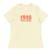 Women's Relaxed and smooth fabric T-Shirt "1980 SOMETHING"