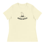 Relaxed fit and smooth fabric relaxed t-shirt - "GOOD WITCH"