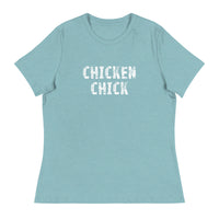 This jOne of the softest and most comfortable women's t-shirt you'll ever own.  "CHICKEN CHICK"