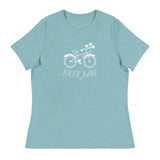 Women's relaxed softest and most comfortable t-shirt you'll ever own.  "BIKER BABE"